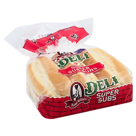 slide 1 of 1, Aunt Millies Deli Super Sub Bun, 1 ct