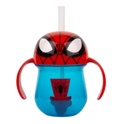 The First Years Weighted Straw Cup Spiderman 7 oz