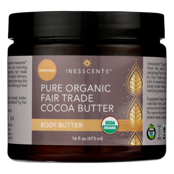 slide 1 of 1, Inesscents Aromatic Botanicals Body Care Solutions Organic Fair Trade Cocoa Butter, 1 ct