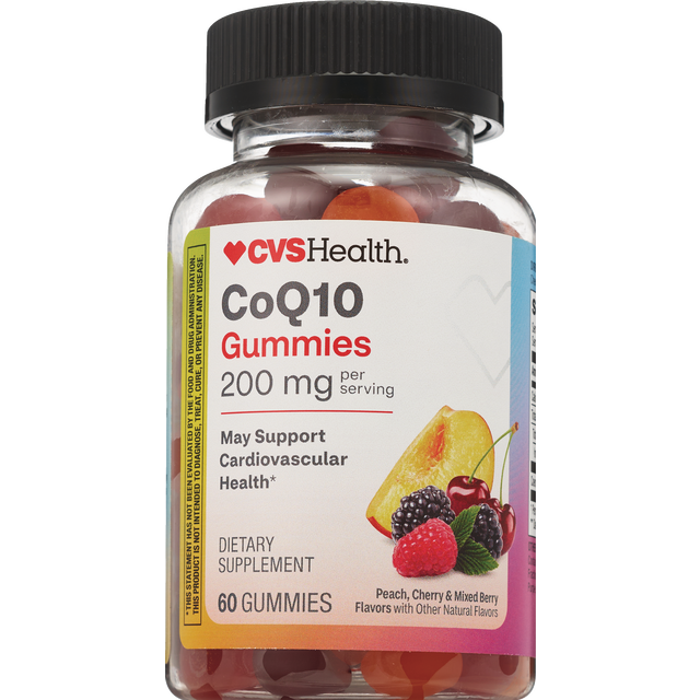 slide 1 of 1, CVS Health CVS Co Q-10 Gummies 200Mg, 60 ct