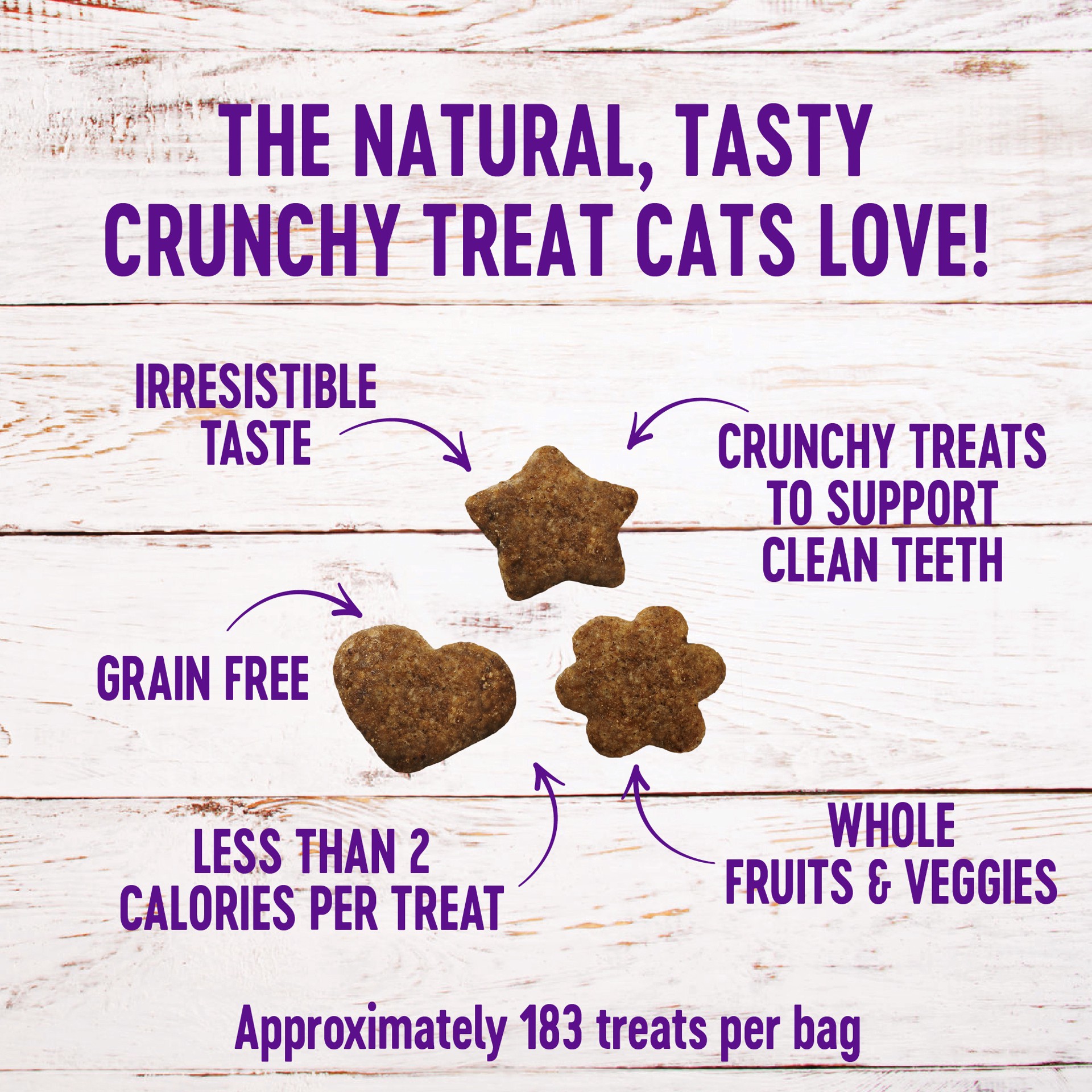 slide 4 of 4, Wellness Kittles Crunchy Natural Grain Free Cat Treats, Salmon & Cranberry, 2-Ounce Bag, 1 PK