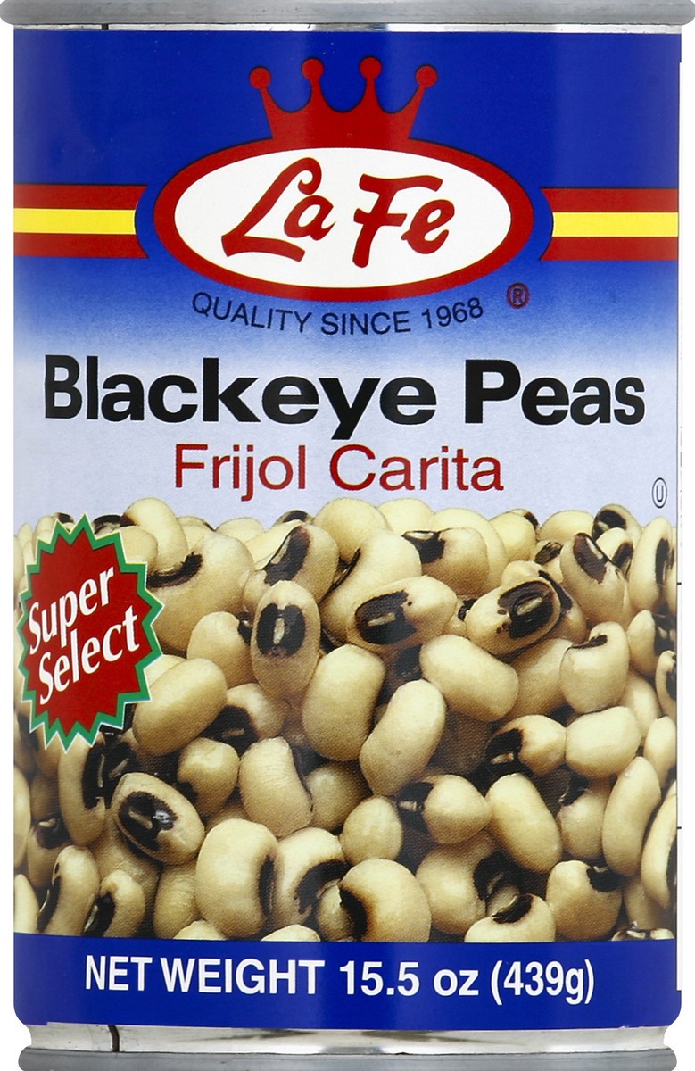 slide 3 of 3, La Fe Black Eyed Peas - 15 OZ, 15 oz