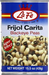 La Fe Black Eyed Peas - 15 OZ