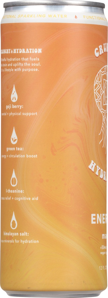 slide 3 of 13, Crunchy Hydration Functional Energize Mango Sparkling Water 12 fl oz, 12 fl oz