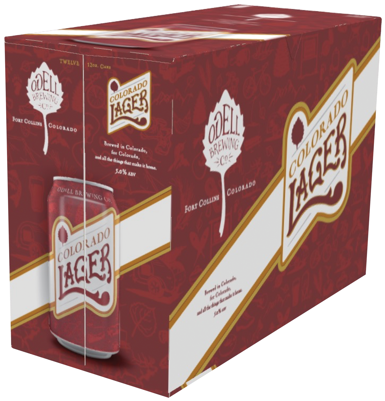 slide 1 of 5, Odell Brewing Colorado Lager - 12 Pack 12 fl oz. Cans, 144 oz