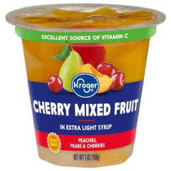Kroger Cherry Fruit Medley Fruit Cup