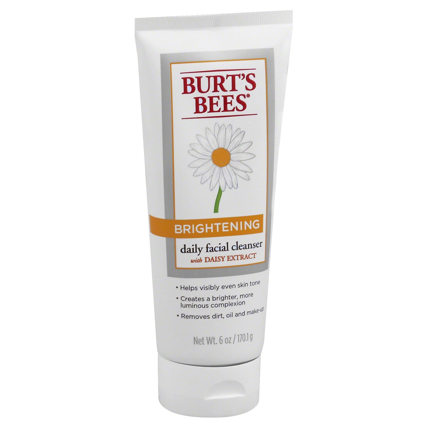 slide 1 of 1, Burt's Bees Brightening Daily Facial Cleanser, 6 oz