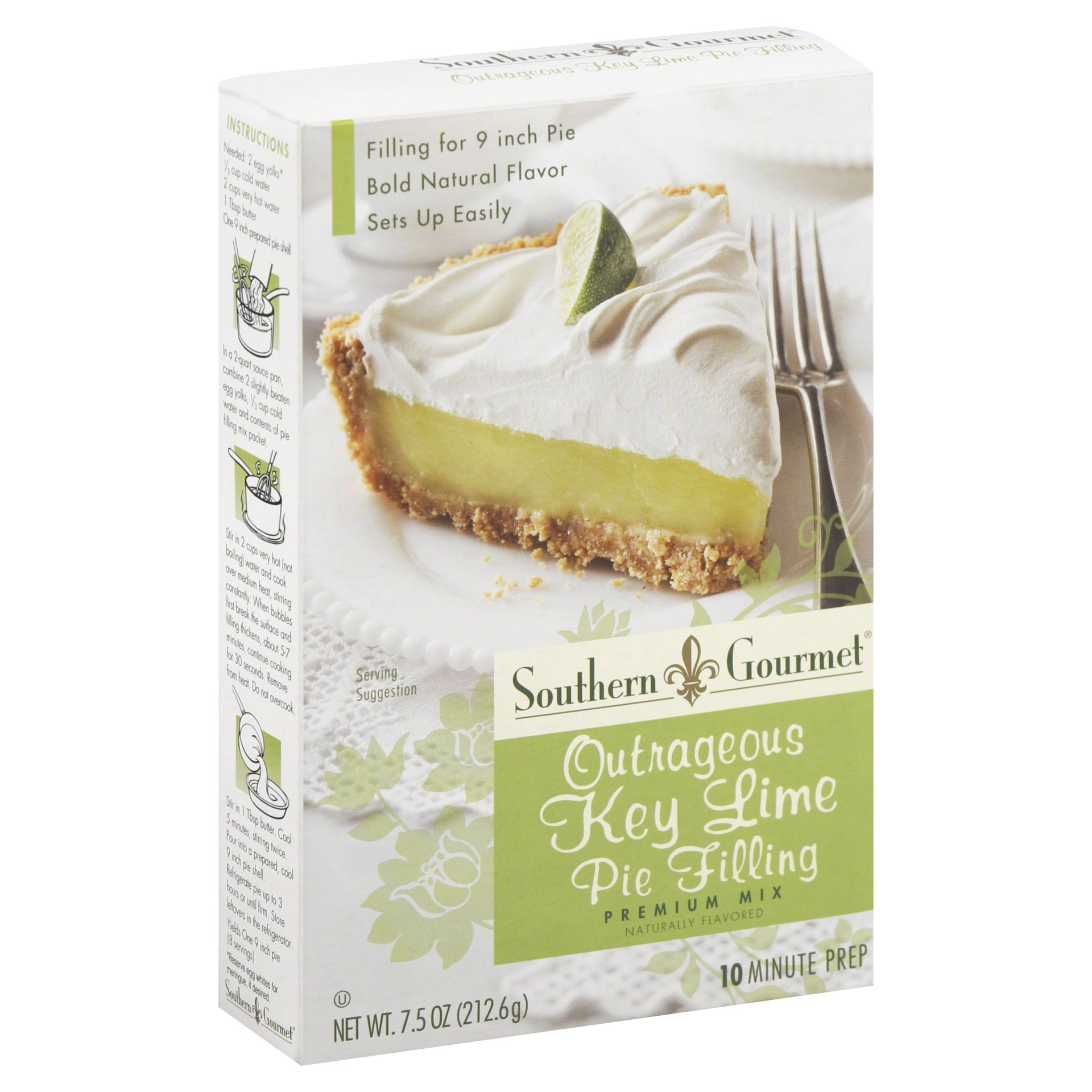 slide 1 of 1, Southern Gourmet Lime Pie Filling, 7.5 oz