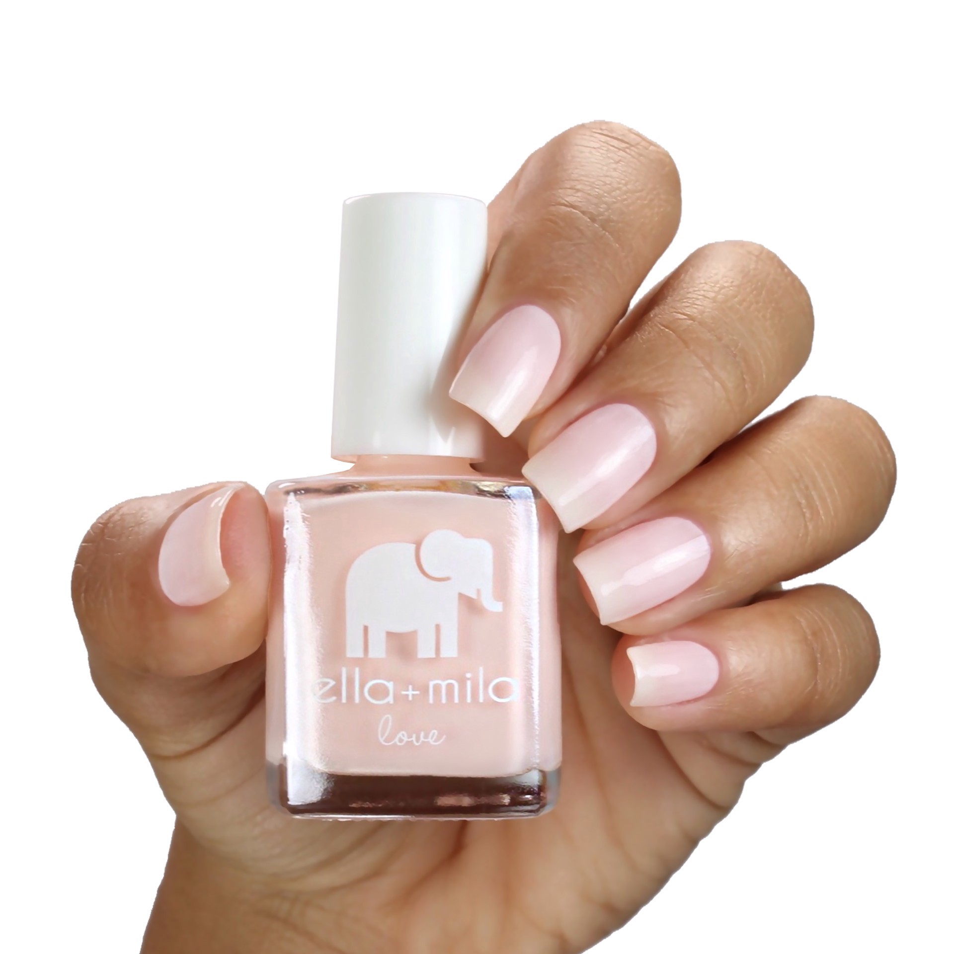 slide 3 of 3, ella+mila Nail Polish, Barely Pink, 0.45 fl oz