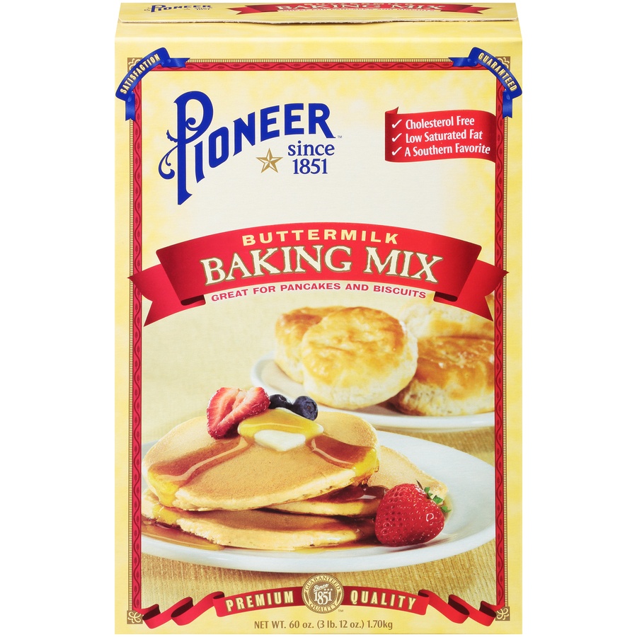 slide 1 of 1, Pioneer Buttermilk Baking Mix, 60 oz