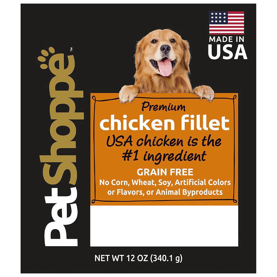 slide 2 of 5, PetShoppe Premium Chicken Filet, 12 oz