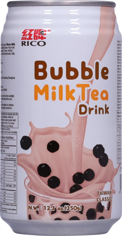 slide 2 of 4, Rico Bubble Milk Tea Drink - 12.3 oz, 12.3 oz