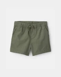 Carter's Baby Boy Canvas Shorts - Green - 12M
