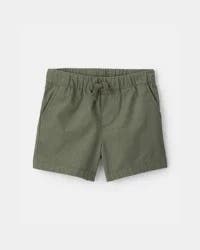 Carter's Baby Boy Canvas Shorts - Green - 12M