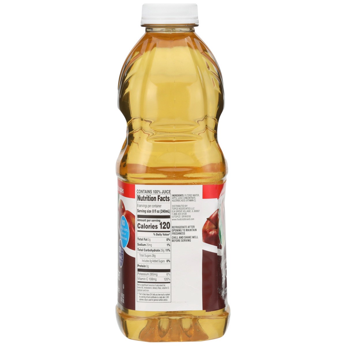 slide 6 of 9, Food Club 100% Apple Cider From Concentrate - 64 fl oz, 64 fl oz