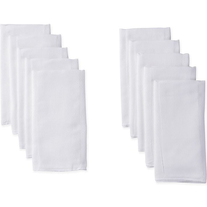 slide 1 of 5, Gerber Birdseye Prefold Cloth Diaper - White, 10 ct