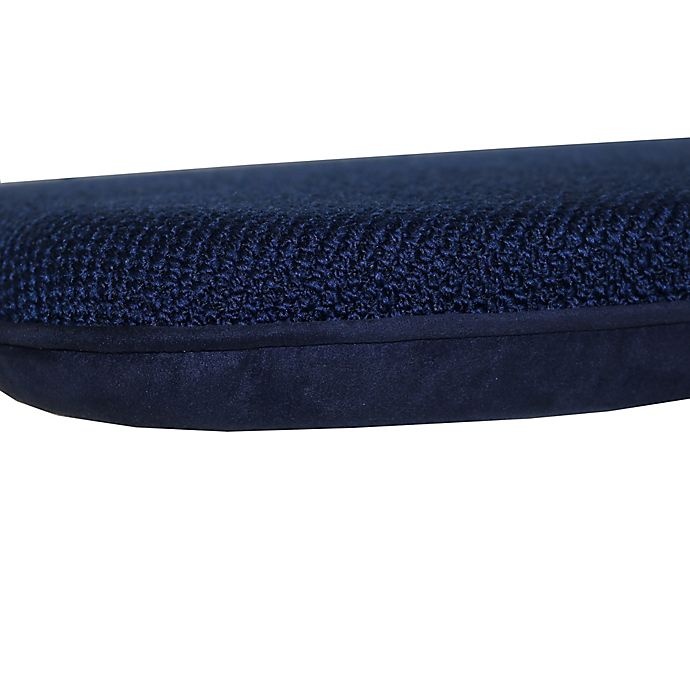 slide 2 of 2, Brentwood Originals Mayfair Foam Chair Pad - Navy, 1 ct