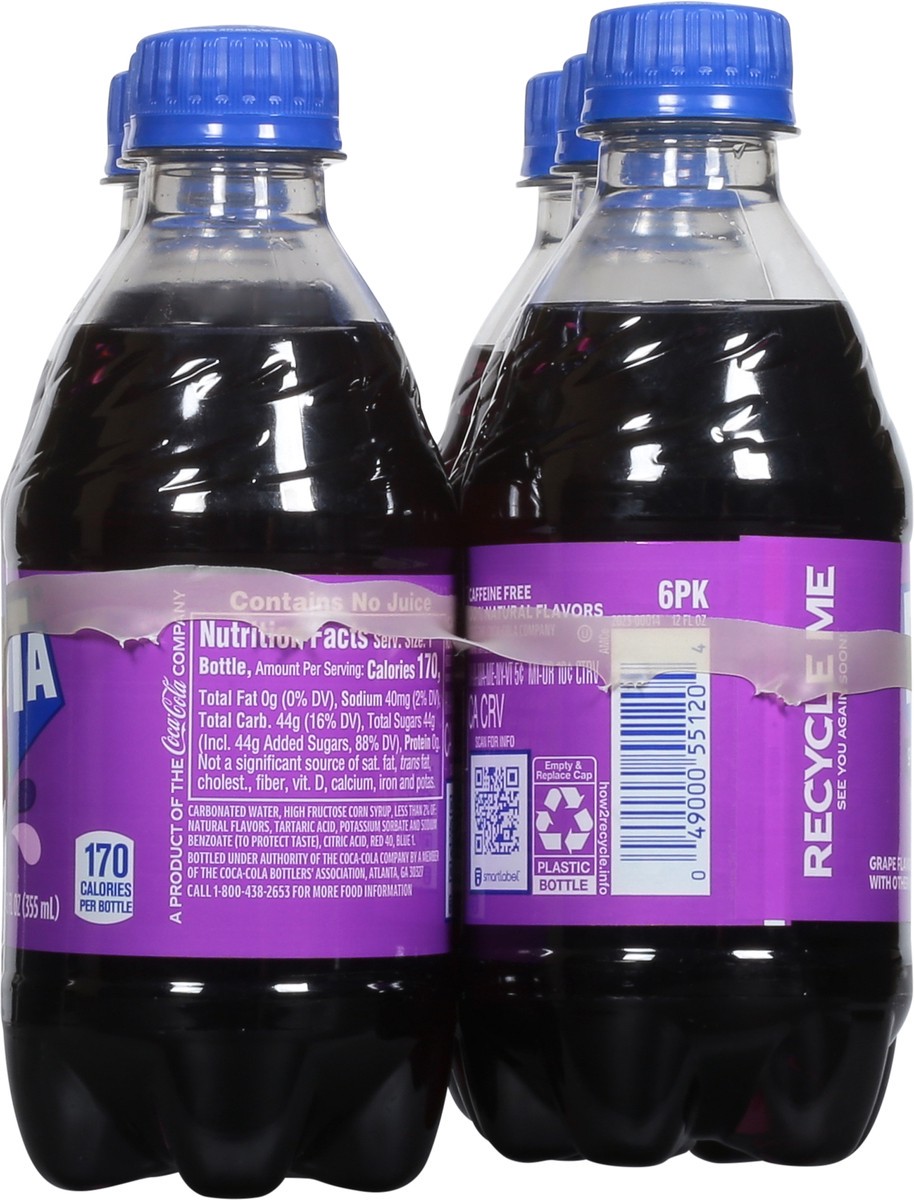 slide 8 of 14, Fanta Grape Soda Bottles, 12 fl oz, 6 Pack, 6 ct