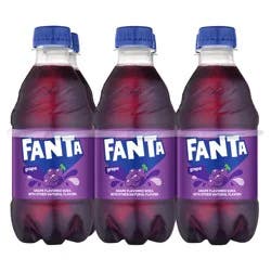 Fanta Grape Soda Bottles, 12 fl oz, 6 Pack