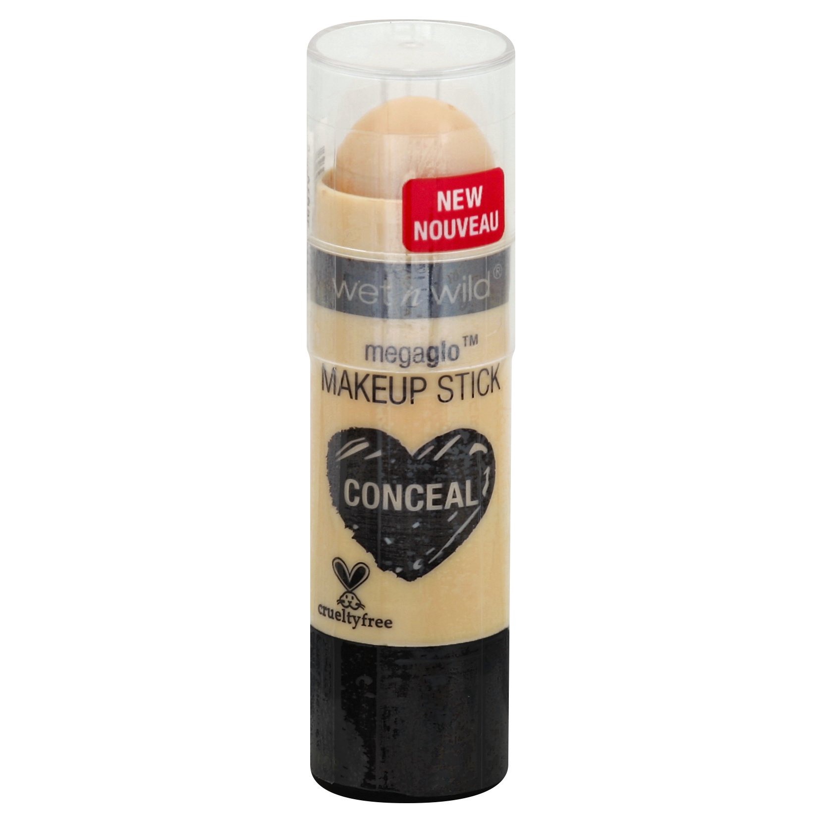 slide 1 of 4, wet n wild Mega Glo Makeup Stick Concealer You're A Natural, 21 oz