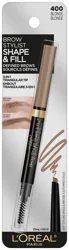 L'Oréal L'Oreal Paris Brow Stylist Shape And Fill Mechanical Eyebrow Pencil 400 Blonde