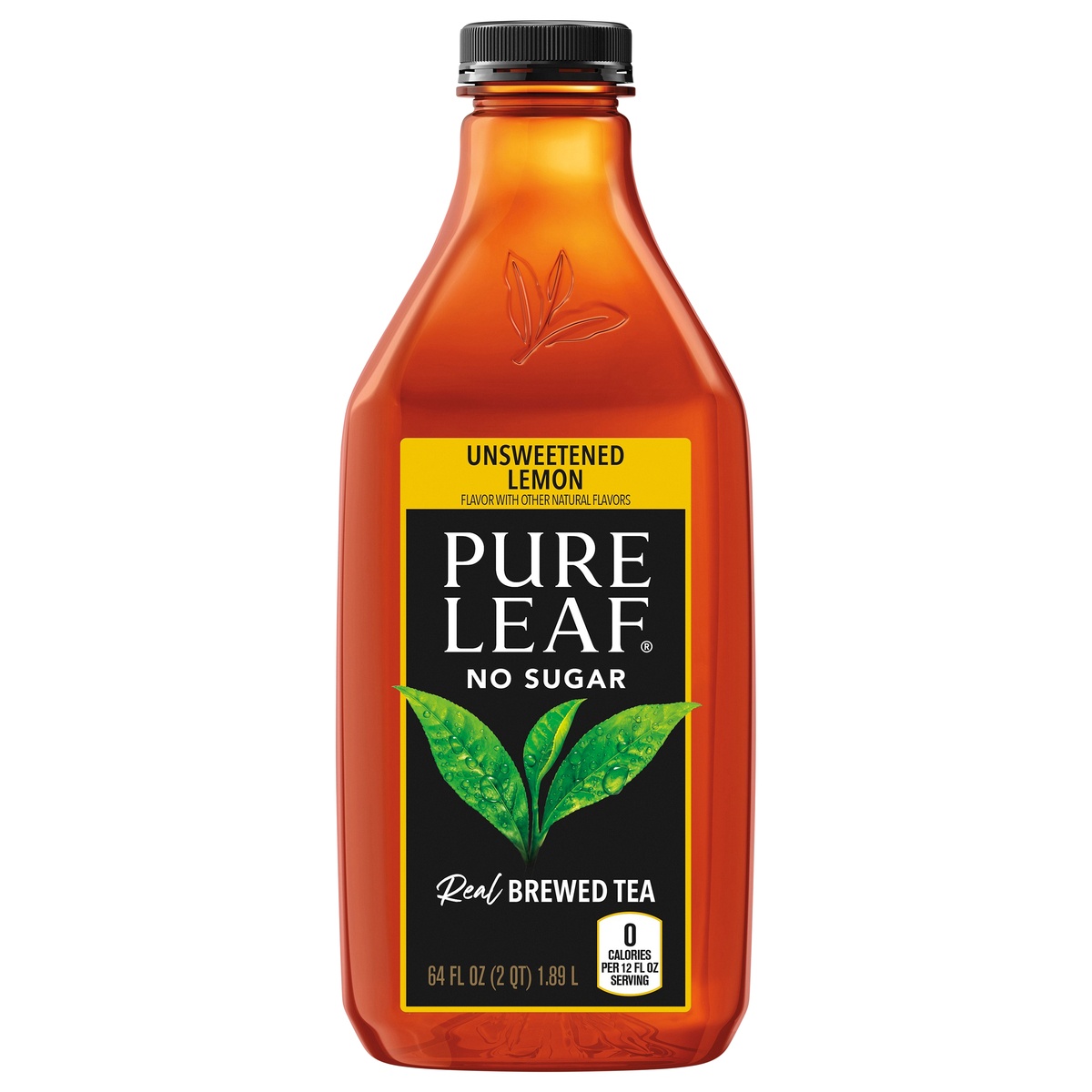 slide 1 of 3, Pure Leaf Unsweetened Tea With Lemon, 64 fl oz