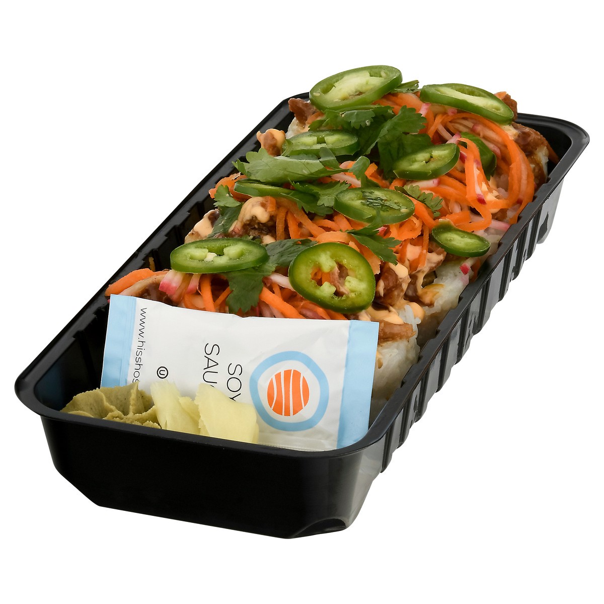 slide 7 of 8, Hissho Sushi Bahn Mi Inspired BBQ Roll 10 oz, 10 oz