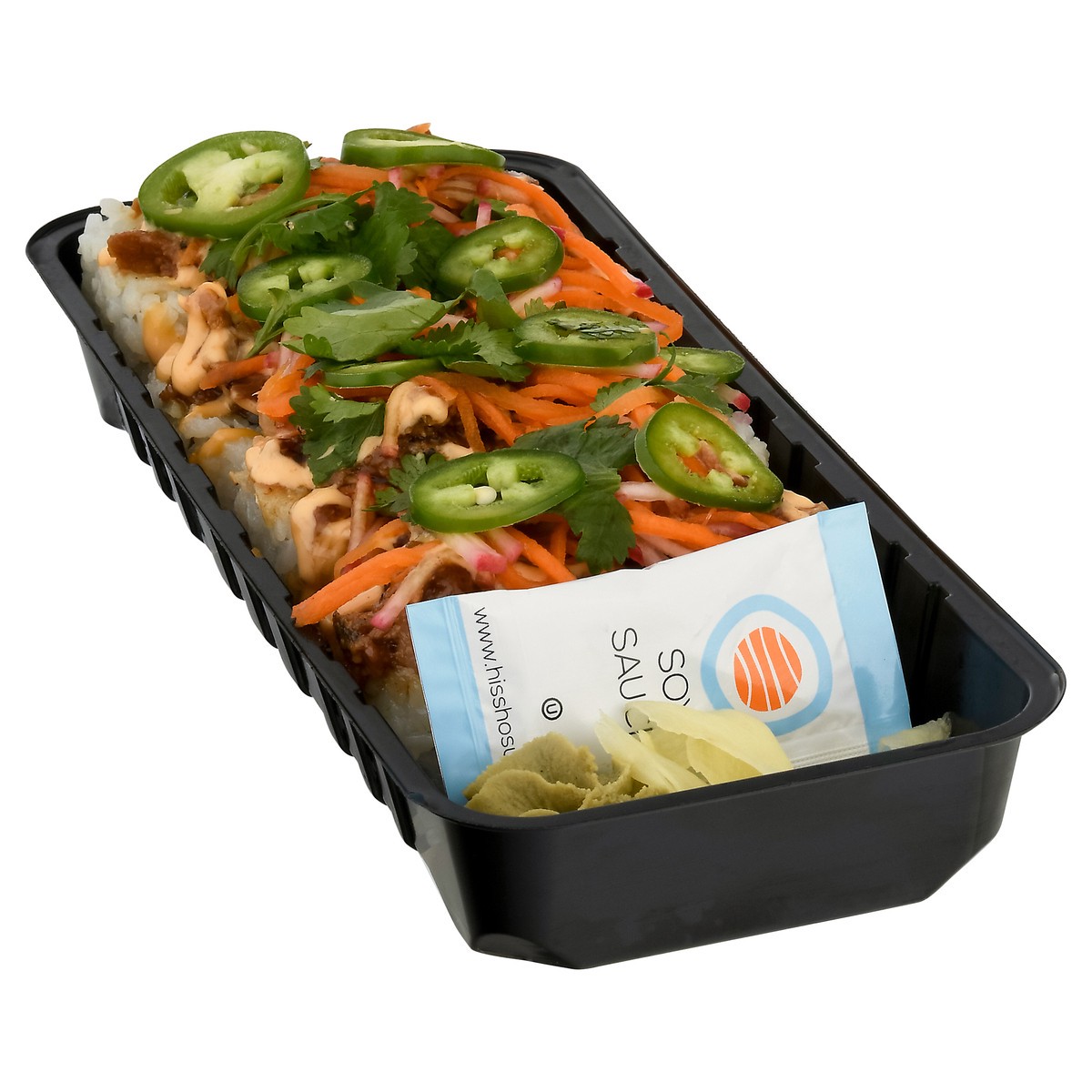 slide 4 of 8, Hissho Sushi Bahn Mi Inspired BBQ Roll 10 oz, 10 oz