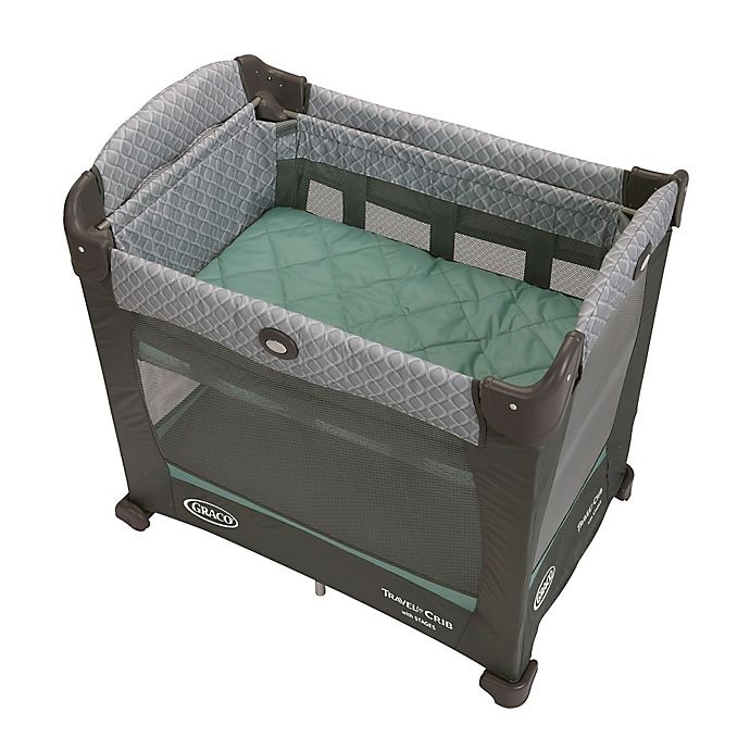 slide 3 of 5, Graco Travel Lite Crib with Stages - Manor, 1 ct