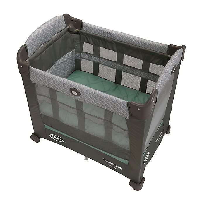 slide 4 of 5, Graco Travel Lite Crib with Stages - Manor, 1 ct