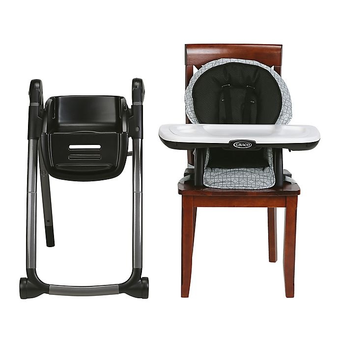 slide 2 of 5, Graco Table2Table Premier Fold 7-in-1 Highchair - Myles Black/Grey, 1 ct