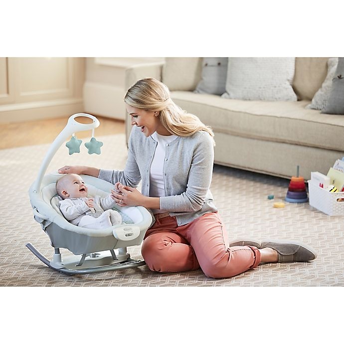 slide 9 of 12, Graco Duet Glide Gliding Swing with Portable Rocker - Winfield, 1 ct