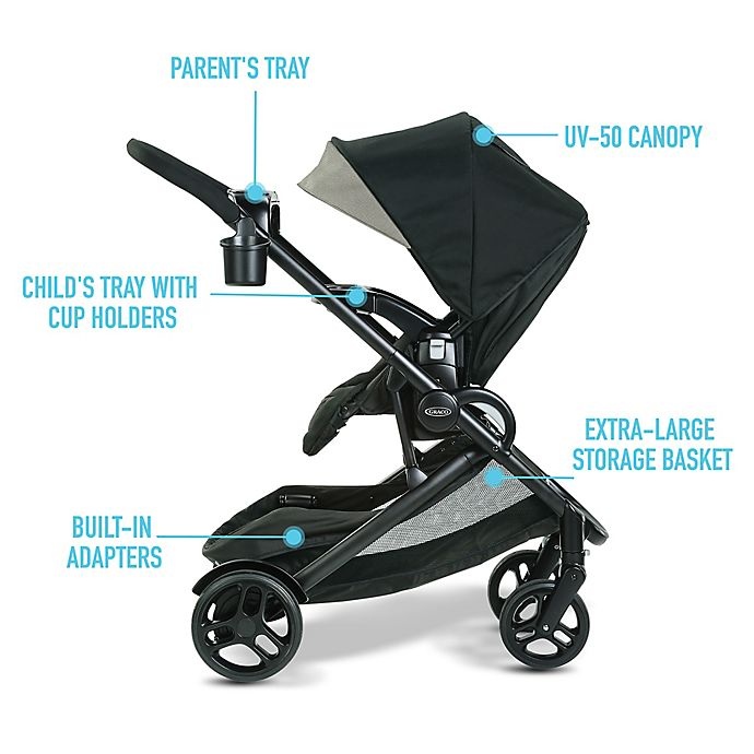 slide 5 of 6, Graco MODES2GROW Stroller - Grey Haven, 1 ct