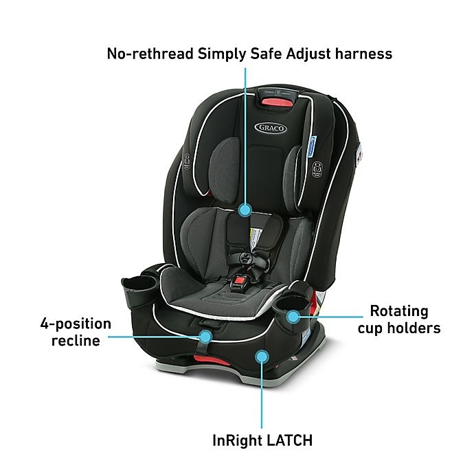 slide 3 of 6, Graco SlimFit 3-in-1 Car Seat - Galactic, 1 ct