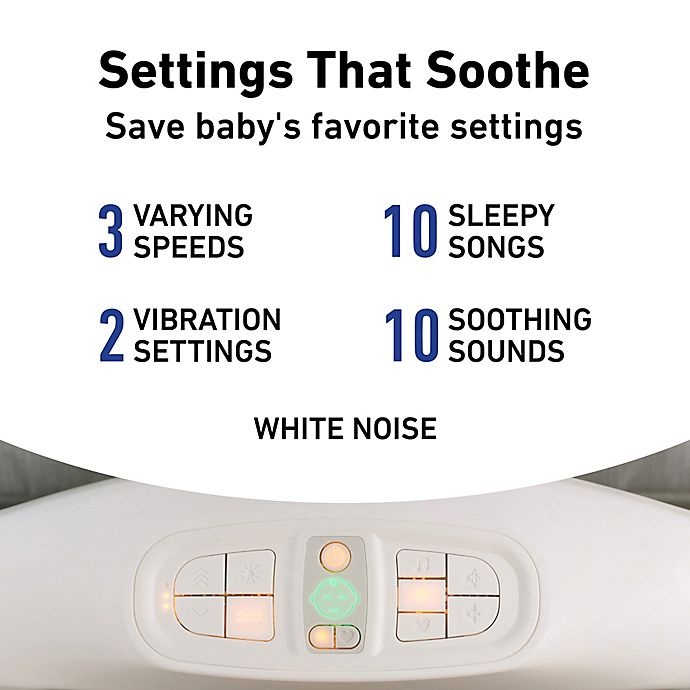 slide 4 of 6, Graco Sense2Snooze Bassinet with Cry Detection Technology - Hamilton, 1 ct