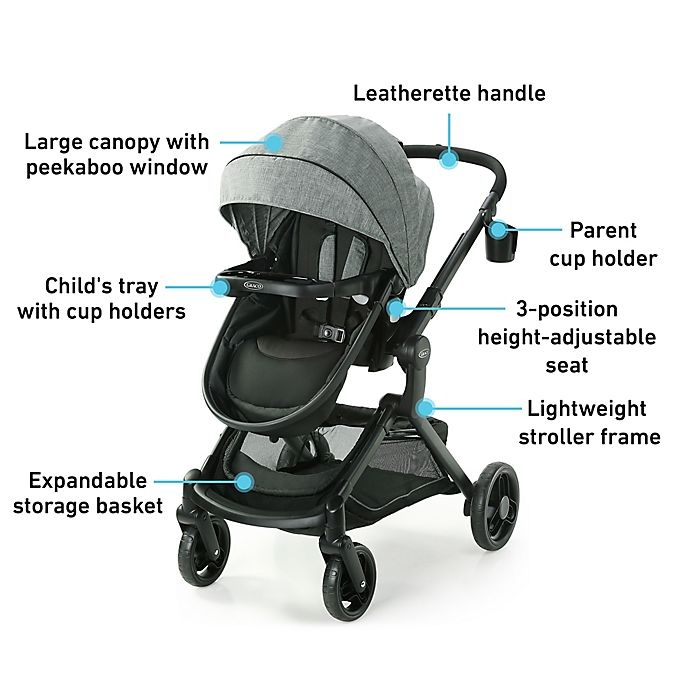 slide 7 of 7, Graco Modes Nest Single Stroller - Nico, 1 ct