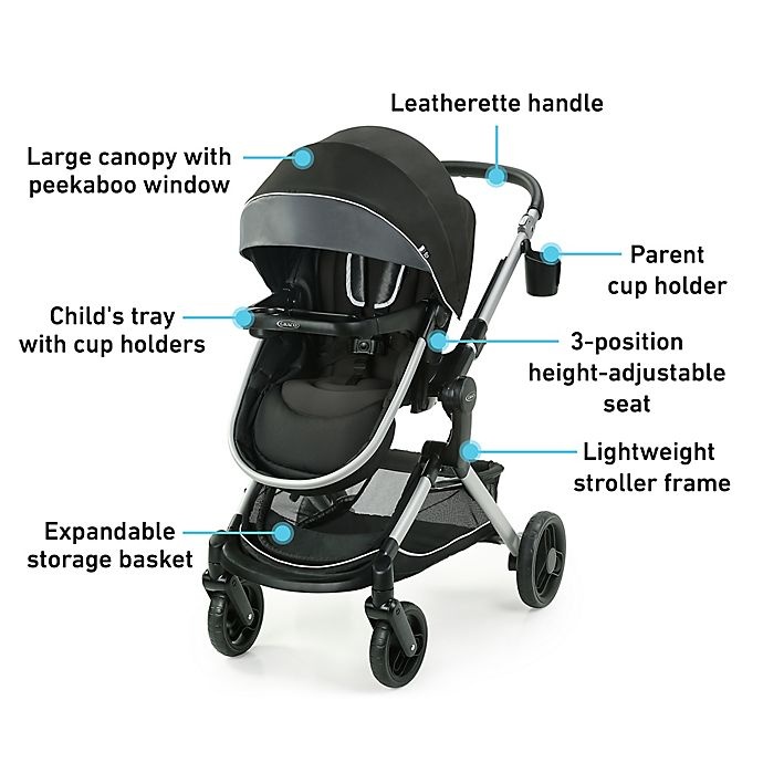 slide 7 of 7, Graco Modes Nest Single Stroller - Spencer, 1 ct