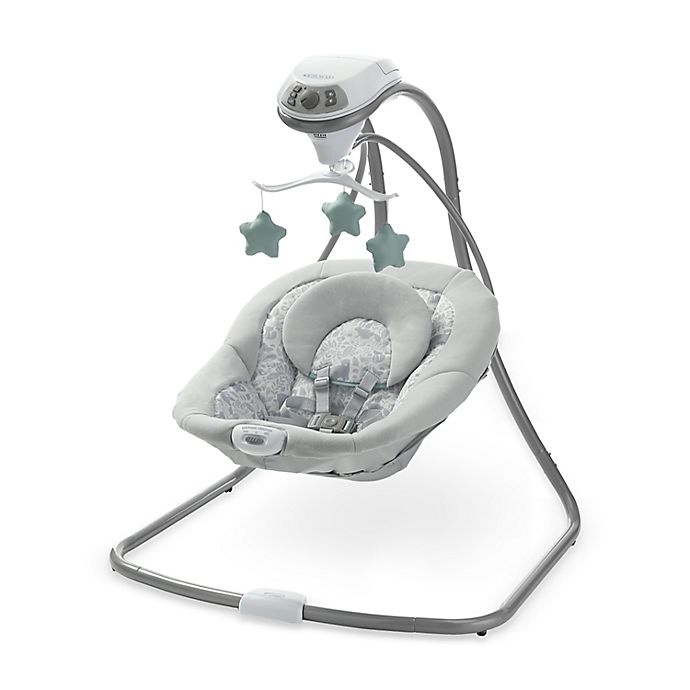 slide 1 of 6, Graco Simple Sway Swing - Ivy, 1 ct