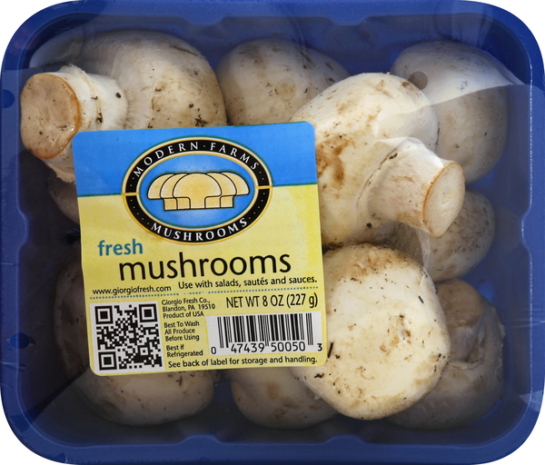 slide 1 of 1, Modern Farms Mushrooms, Fresh, 8 oz