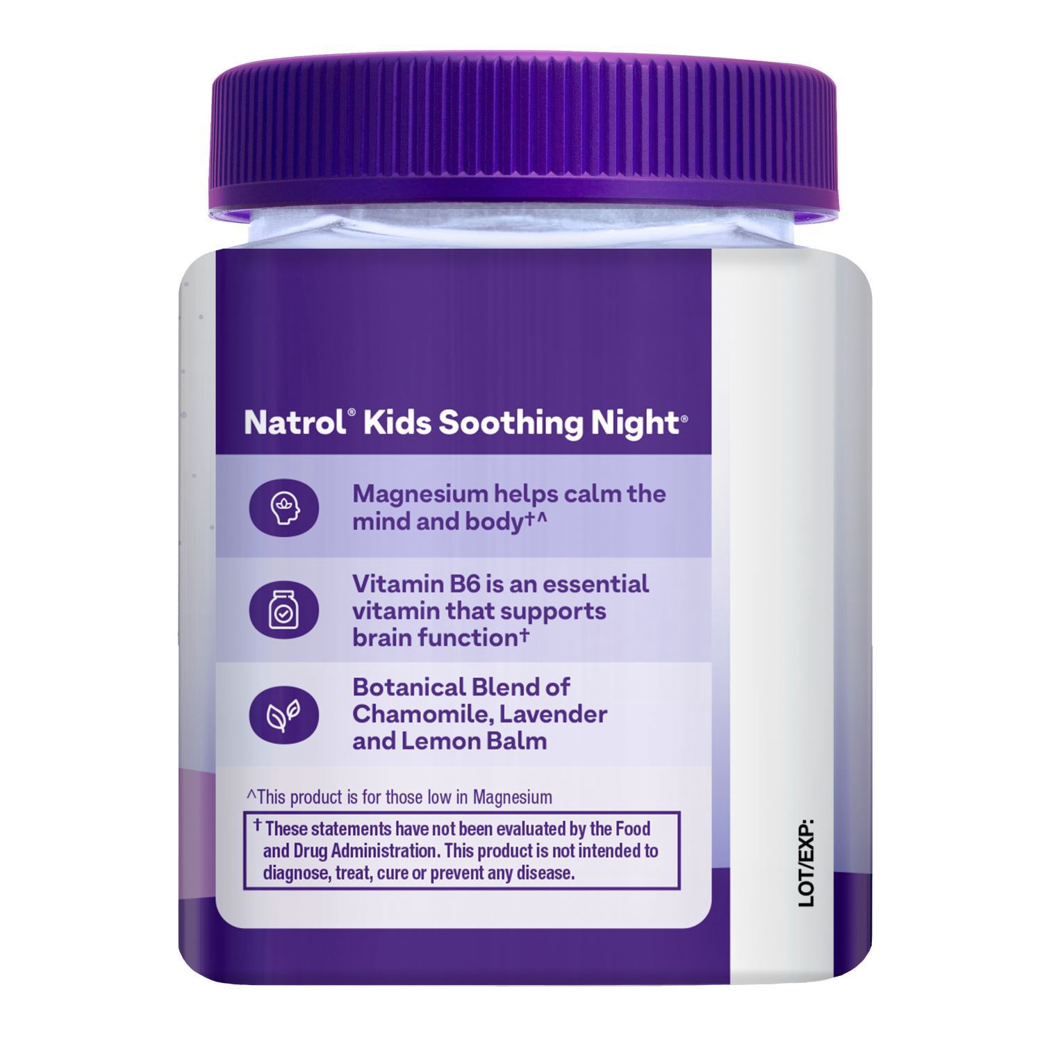 slide 3 of 3, Natrol Kids Soothing Nights Gummy - Bedtime Without Melatonin, 30 Ct, 30 ct