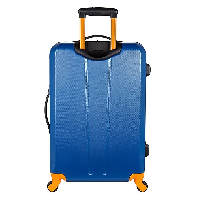 slide 3 of 4, Nautica Tide Beach Hardside Spinner Carry On Luggage - Blue/Tangerine, 21 in