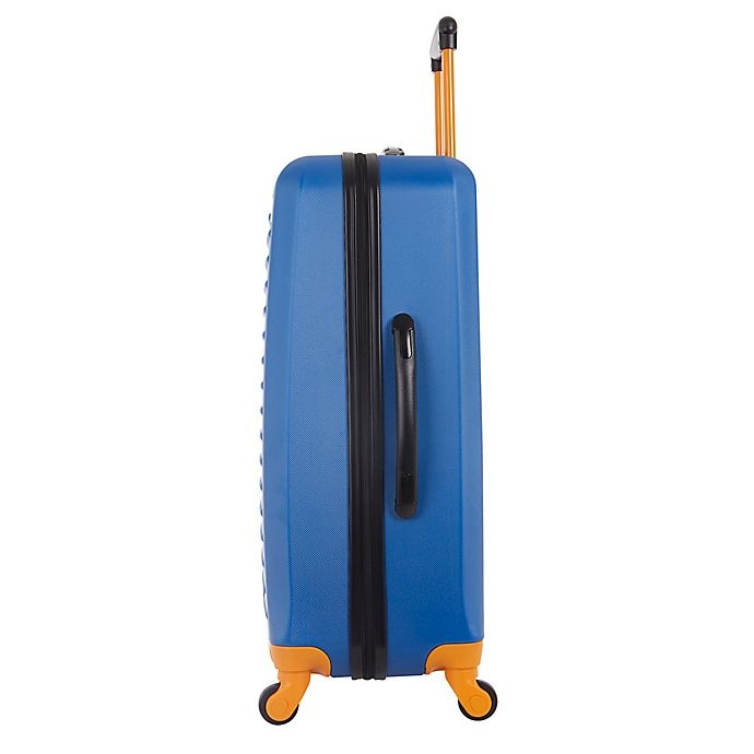 slide 4 of 5, Nautica Tide Beach 25 Hardside Spinner Checked Luggage - Blue/Tangerine'', 1 ct