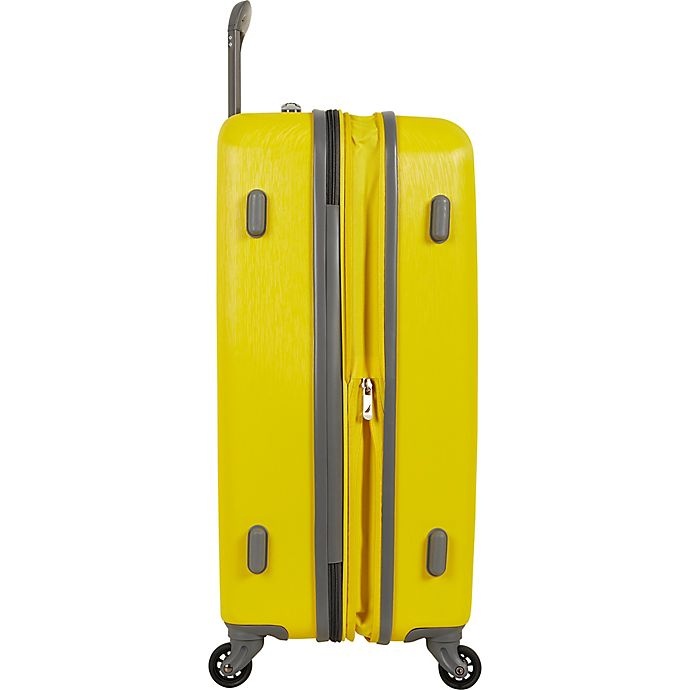 slide 5 of 6, Nautica Life Boat Hardside Spinner Carry On Luggage - Yellow/Grey, 20 in