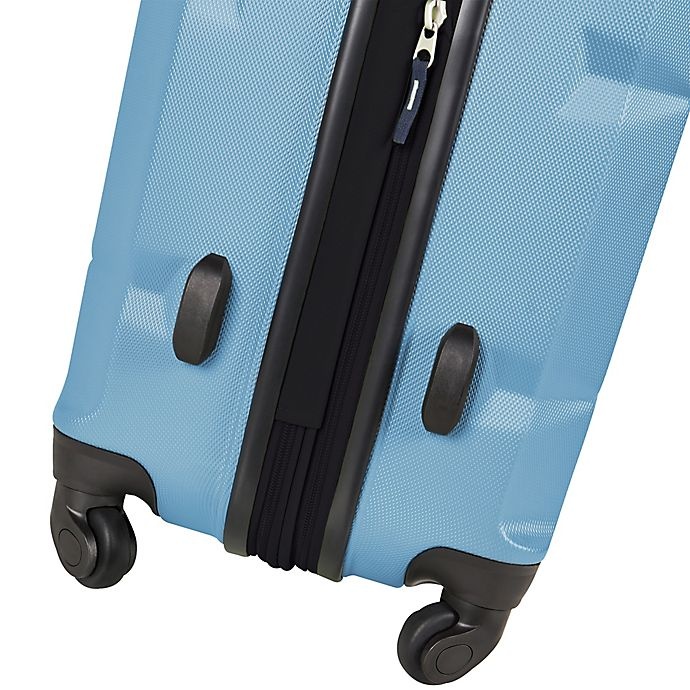 slide 5 of 8, Nautica Marine Hardside Spinner Checked Luggage - Blue Stern, 28 in