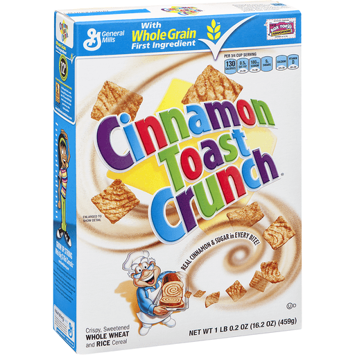 slide 6 of 9, Cinnamon Toast Crunch Breakfast Cereal, 18 oz