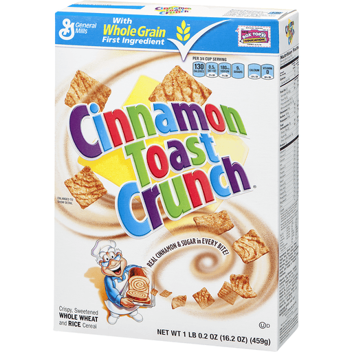 slide 2 of 9, Cinnamon Toast Crunch Breakfast Cereal, 18 oz