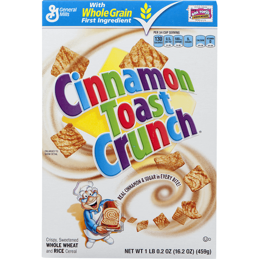 slide 9 of 9, Cinnamon Toast Crunch Breakfast Cereal, 18 oz