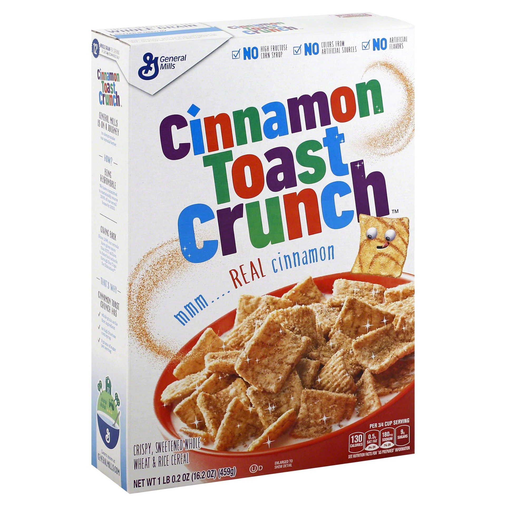 slide 1 of 9, Cinnamon Toast Crunch Breakfast Cereal, 18 oz