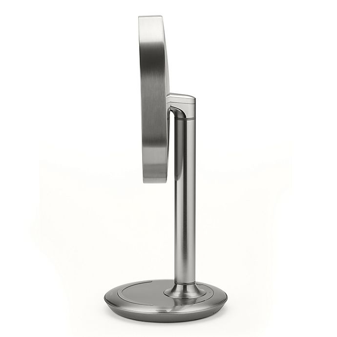 slide 4 of 10, iHome Vanity Mirror with Bluetooth Speaker and USB Port - Silver/Nickel, 9 in