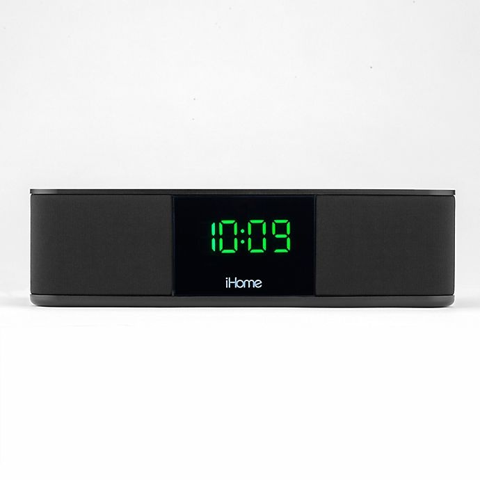 slide 4 of 11, iHome Alarm Clock - Black with Wireless Charging and USB Charging, 1 ct